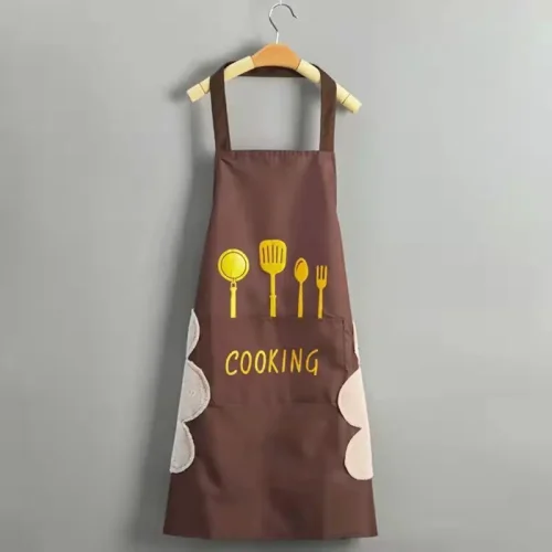 রান্নাঘর রান্নার অ্যাপ্রোন, জলরোধী এবং তেল-বিরোধী পলিয়েস্টার রান্নাঘর অ্যাপ্রোন, শেফ রান্নার জন্য রেস্তোরাঁ অ্যাপ্রোন