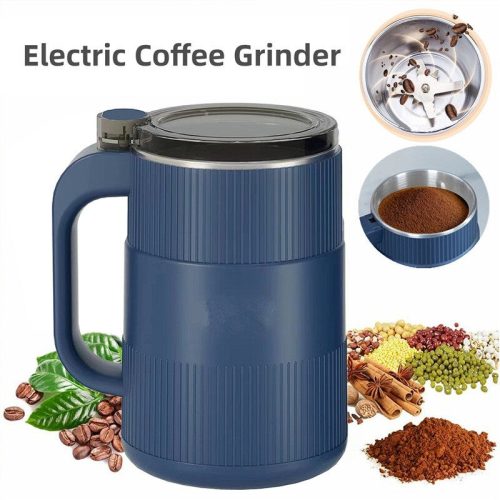 Electric Coffee Grinder, Household Small Powder Grinding Machine, Stainless Steel Electric Spice Grinder Fine Powder Grinder Coffee