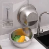 রাইস ওয়াশার ছাঁকনি বাটি স্টেইনলেস স্টিলের চাল ধোয়ার বাটি চাল চালনি কোলান্ডার ফল এবং সবজি ছাঁকনি রান্নাঘরের সরঞ্জাম