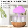 Rain Cloud Humidifier USB Night Light for Room Office Aroma Diffuser Water Drop Sound