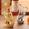 Cutlery Set Spoon Swan Holder