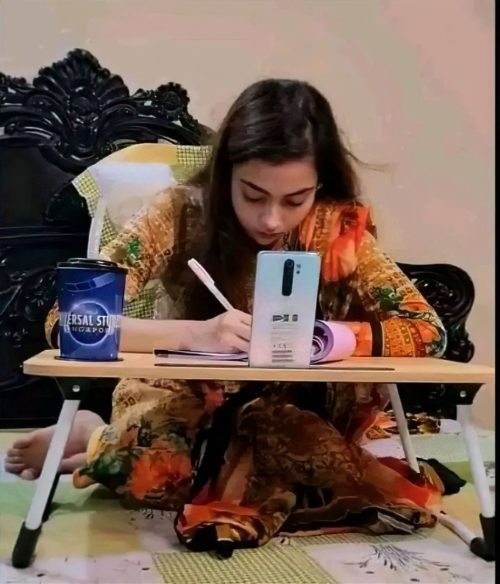 Foldable Laptop Table Wooden For Reading, Writing, Eating, On Bed