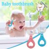U Shaped Silicone Toothbrush for Kids Children, For Tooth Cleaning