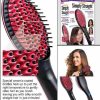 Simply Straight Ceramic Heat Hair Straightening Brush With Digital Control, Ceramic Heat Hair Straight Brush with Digital Control