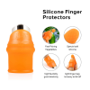 Silicone Finger Protector for vegetables cutting (6 Pieces) 1 Set