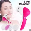 5 in 1 Facial Cleansing and Massage Brush, 5 in 1 Beauty Care Massager