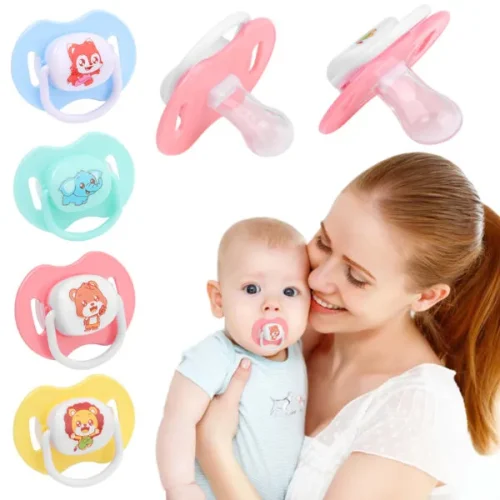 Baby Pacifier, Baby Silicone Nipple Pacifiers, Newborn Baby Chewing Nipple Silicone Pacifier