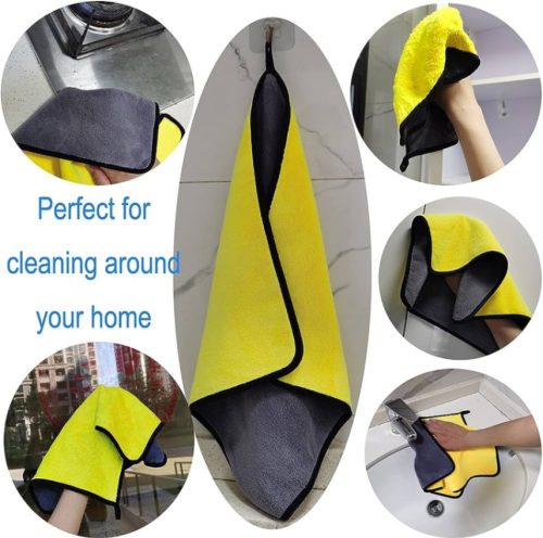Microfiber Car Cleaning and Washing Towel 12/12 Inchi