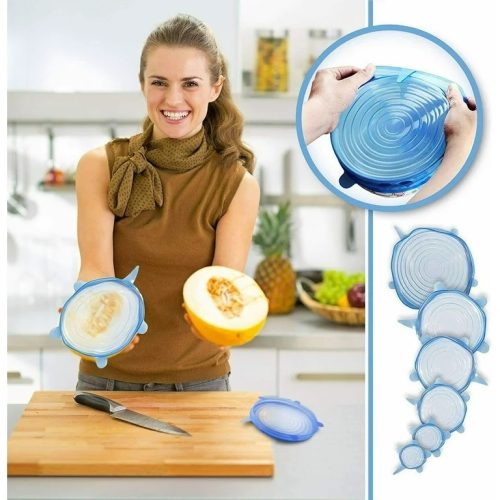 6pcs Silicon (Big) Food Cover Set