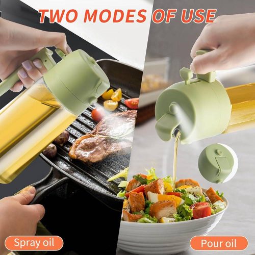 ১ এর মধ্যে ২ অয়েল স্প্রেয়ার এবং অয়েল ডিসপেনসার বোতল ৫০০ মিলি