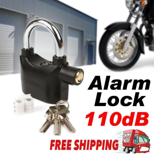 25988f8d-91af-45a8-93c2-e726b23d0d2c Security Alarm Lock for Bike, shop, Garage and Door, Anti-Thief Security Siren Alarm Padlock