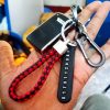 Anti-lost Phone Number Plate Pendant Keychain, Anti Lost Keyring With Phone Number Plate