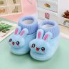 Rabbit Cartoon Baby Shoe, Warm Soft Sole Winter Plush and Thick Cotton Socks and Shoes