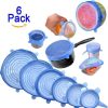6pcs Silicon (Big) Food Cover Set