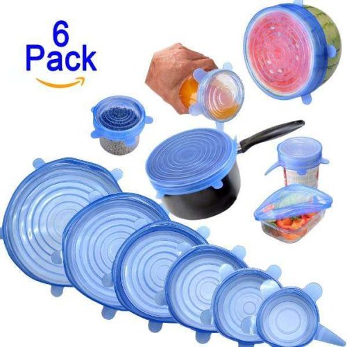 6pcs Silicon (Big) Food Cover Set