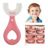 U Shaped Silicone Toothbrush for Kids Children, For Tooth Cleaning