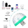 Usb Mini Led Disco Magic Ball Lights, Sound Sensor Led Small Magic Ball Light