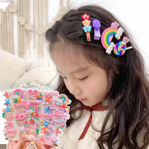 14 Pcs Baby Girl Hair Clip Set