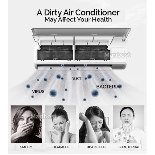 Flamingo Air Conditioner Cleaner Ac Pro, Flamingo A/C Pro 500ml Cleaner For Household, Office, Car Air Conditioner