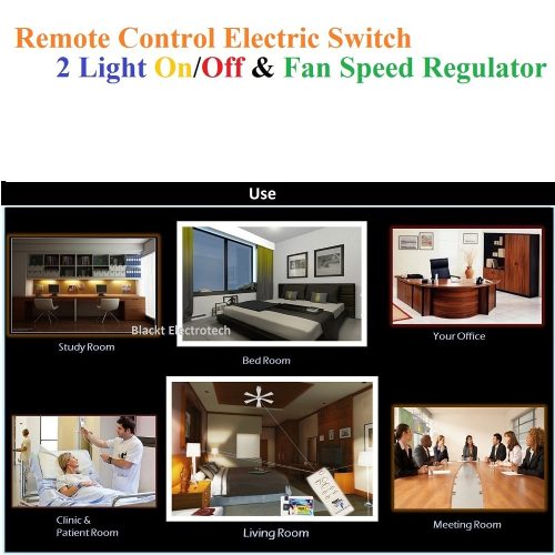 Remote Control Electric on/off Switch, Fan Speed Control Regulator
