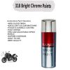 Sanvo Spray Paint (318 Bright Chrome) Metallic Bright Chrome Color Aerosol Spray Paint