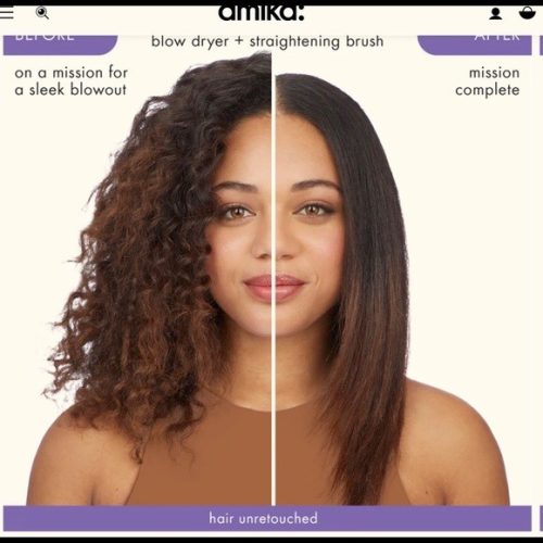 Simply Straight Ceramic Heat Hair Straightening Brush With Digital Control, Ceramic Heat Hair Straight Brush with Digital Control