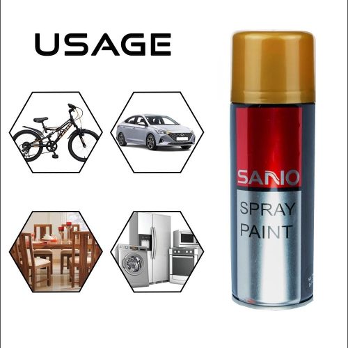 Sanvo Spray Paint 2599 Diamond Gold Aerosol Spray Paint