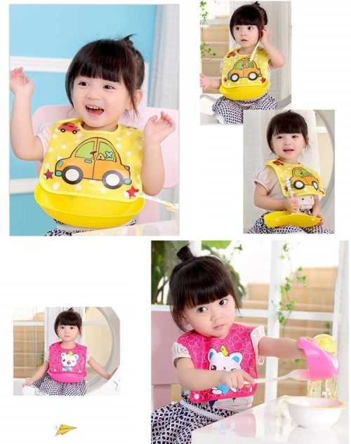 সিলিকন ফুড ক্যাচার সহ শিশুর বিবস জলরোধী পুনর্ব্যবহারযোগ্য