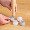 3c70f530-6830-45fb-a3de-3334022247a4 Silicone Chair Leg Round Caps 4Pcs/set-সিলিকন চেয়ার লেগ রাউন্ড ক্যাপস ৪ পিস/সেট