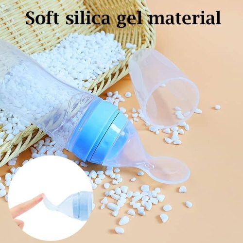 Applebear Silicone Baby Spoon Blue Feeder From 0m+ 120ml