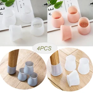 Silicone Chair Leg Round Caps 4Pcs/set-সিলিকন চেয়ার লেগ রাউন্ড ক্যাপস ৪ পিস/সেট