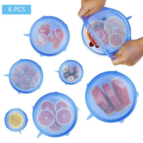 6pcs Silicon (Big) Food Cover Set