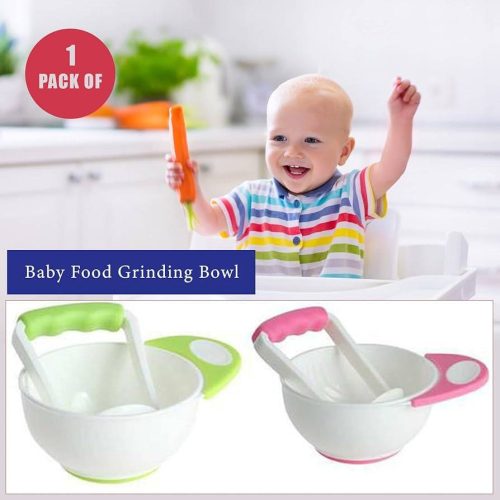 Baby Mash Bowl, Baby Food Grinding Mash Bowl for Homemade Baby Food