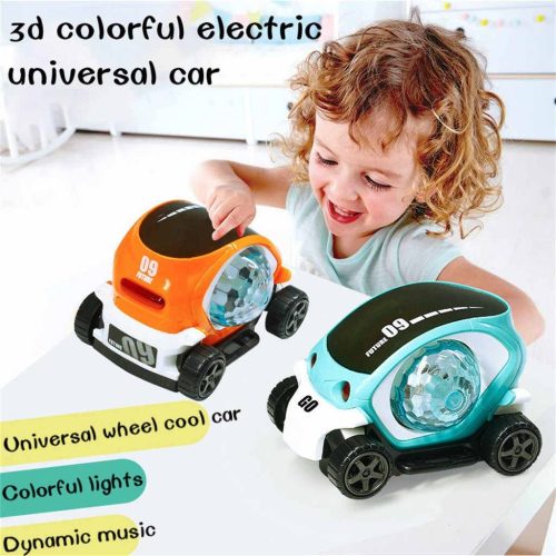 09 Future Car Rotate 360° with Flashing Light & Music 3D Electric Toy Cars for Kids. Didai 09 Future Car
