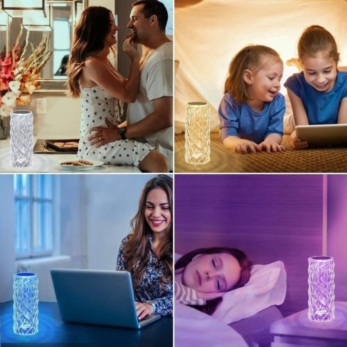 Led Crystal Diamond Table Lamps