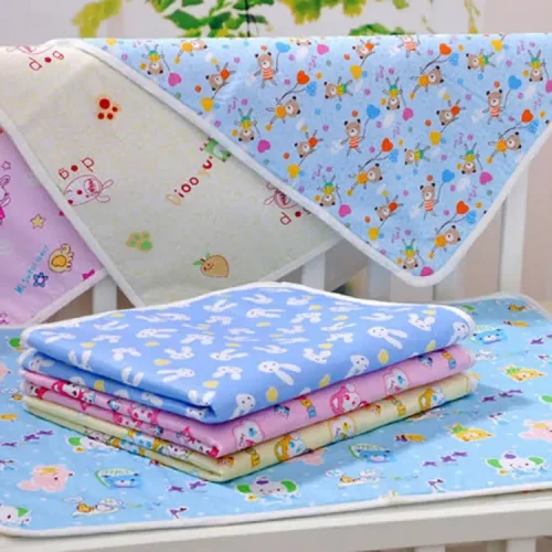 Baby Urine Mat (L 53cm-70cm), New Born Baby Waterproof, Reusable And Washable Urine Pad