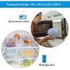 6pcs Silicon (Big) Food Cover Set