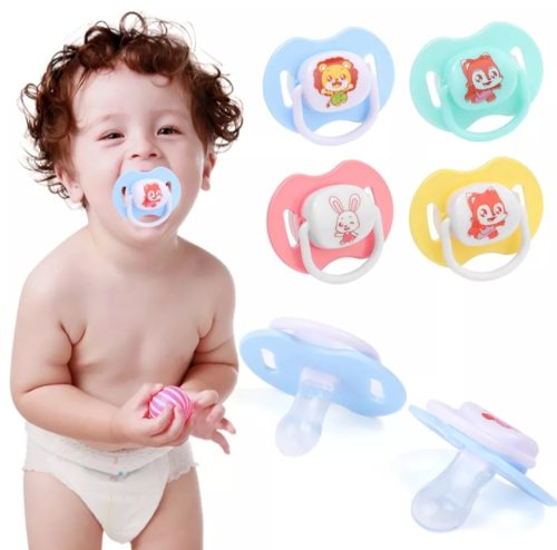 Baby Pacifier, Baby Silicone Nipple Pacifiers, Newborn Baby Chewing Nipple Silicone Pacifier