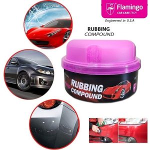 Flamingo Rubbing Compound (230gm) For Car / Motorcycle Scratch Remover, Paint Cleaner Polish