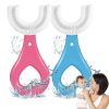 U Shaped Silicone Toothbrush for Kids Children, For Tooth Cleaning