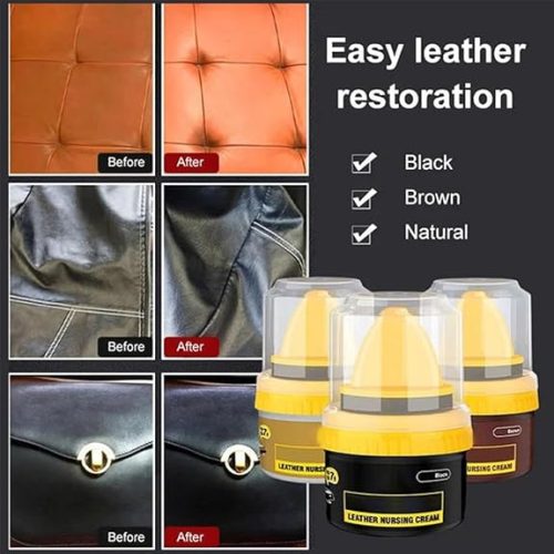 Leather Shoe Nursing Cream Softening Cortex Nursing Shoes Leather Cleaner Leather Protective Protein Brightening Leather Repairing Cream Polish Lanolin Leather Clothing Sofa Care