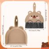 Mini Dustpan and Brush Set, Mini Broom Cleaning Brush with Dustpan, Dust Clean Brush
