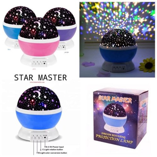 Star Master Rotating Light Kids Star Master Rotating Night Light