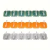 6Pcs Self Adhesive Hook Key Storage Hanger for Kitchen Bathroom Door Wall