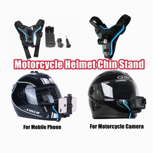Motorcycle Helmet Chin Mount Holder Bracket for Mobile & GoPro