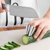 6db018c2-05c7-42f4-acc5-19e48c83948e 2Pcs Stainless Steel Finger Guard Kitchen Tools, Nail Protector Safe Chopping Kitchen Tools