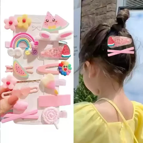 14 Pcs Baby Girl Hair Clip Set