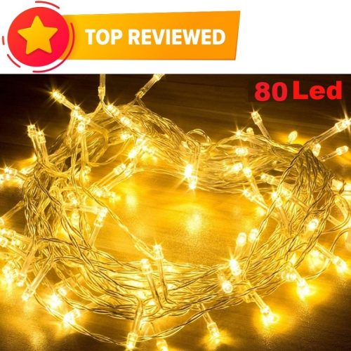 Home Decoration Light 80 Led- Golden