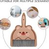 Mini Dustpan and Brush Set, Mini Broom Cleaning Brush with Dustpan, Dust Clean Brush