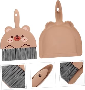 Mini Dustpan and Brush Set, Mini Broom Cleaning Brush with Dustpan, Dust Clean Brush